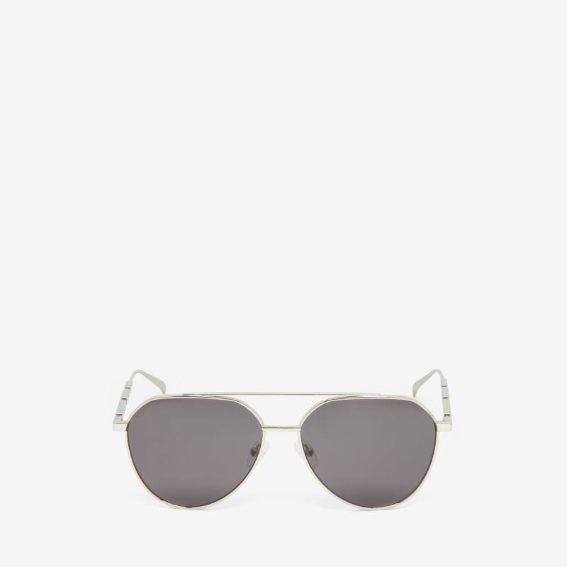 ALEXANDER MCQUEEN - Metal Plaque Pilot Sunglasses - Item 810719I33301776